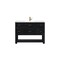 James Martin Vanities Lucian 48" Single Vanity, Carbon Oak w/ 3 CM White Zeus Quartz Top D704-V48-CBO-3WZ - alternate 1